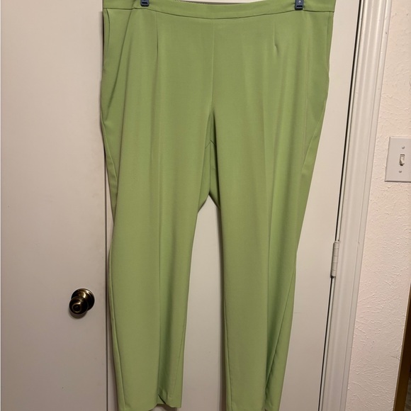 Allison Daley Pants - Allison Daley Light Green Trousers